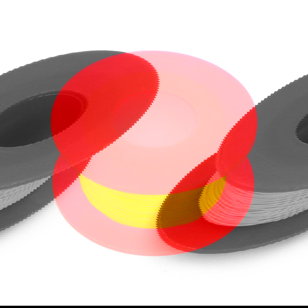 Kynar versilbertes Kupfer-Montagekabel - 0,25mm/AWG 30 - gelb - 50m