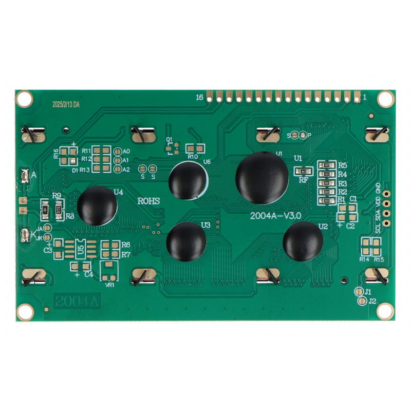 LCD-Display 4x20 Zeichen blau - justPi