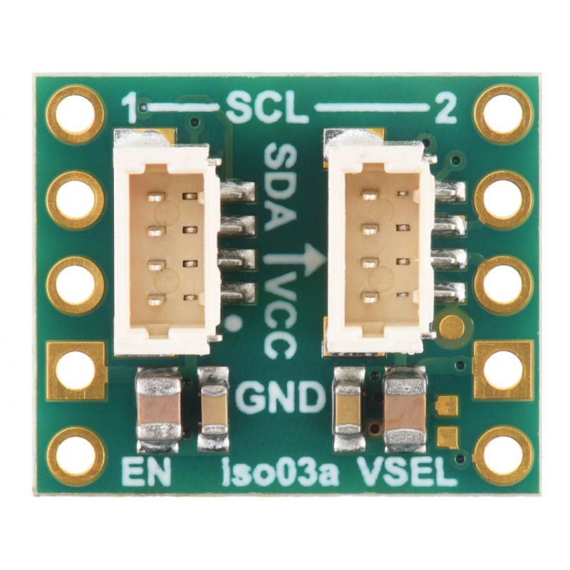 Pololu I2C Isolator with Isolated Power and Connectors