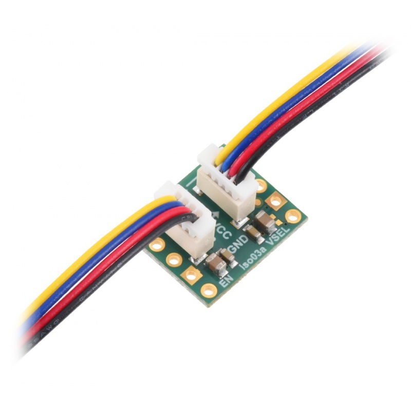 Pololu I2C Isolator with Isolated Power and Connectors