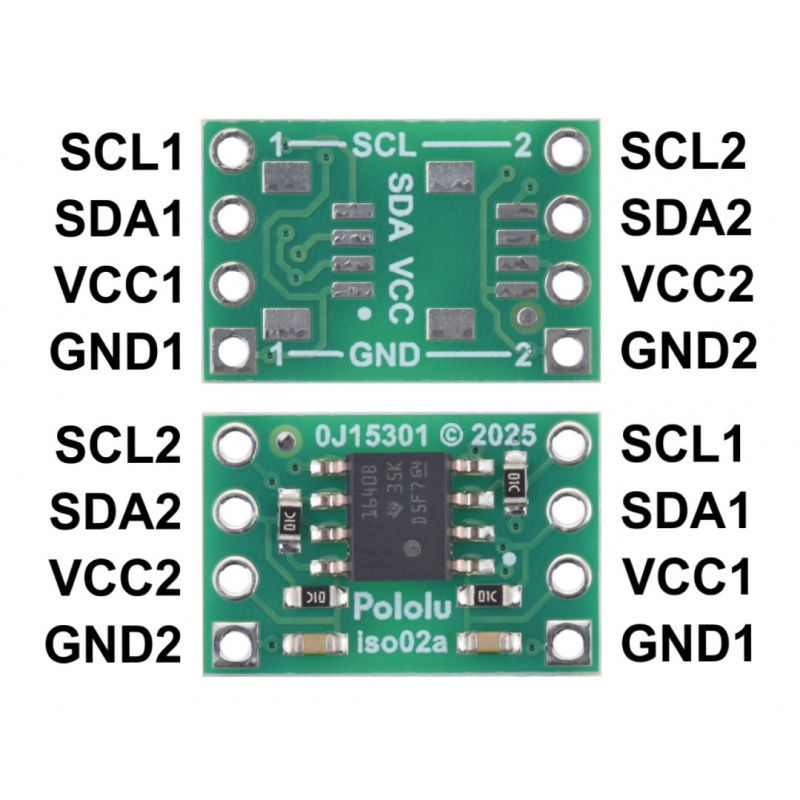 Pololu I2C Isolator, ISO1640