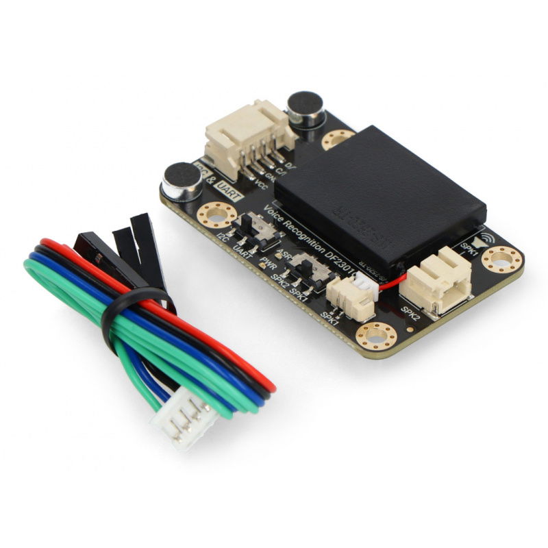 Gravity - Offline-Spracherkennungsmodul - I2C, UART - DFRobot