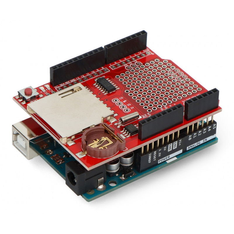 DataLogger Shield V1.0 mit SD-Kartenleser für Arduino