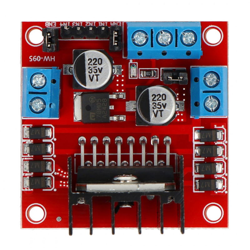 L298N - Zweikanal-Motortreiber - Modul 12V / 2A