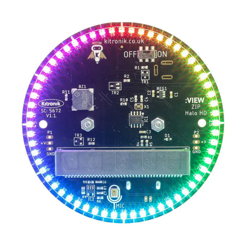 RGB ZIP Halo HD LED Ring für BBC micro:bit - Kitronik 5672