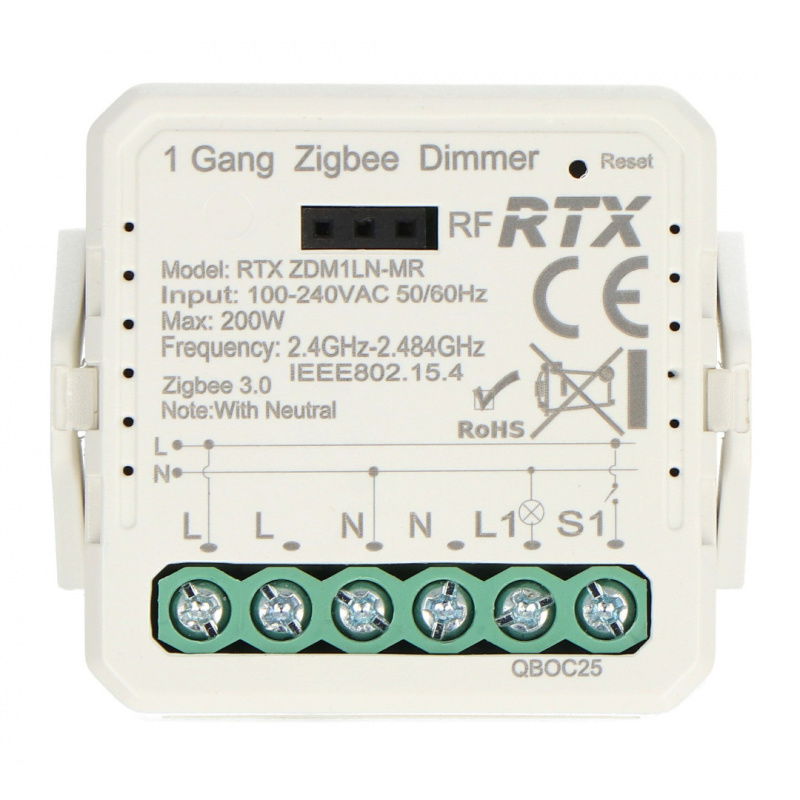 RTX ZDM1LN-MR ZigBee Tuya ZIG-DM Beleuchtungssteuerung