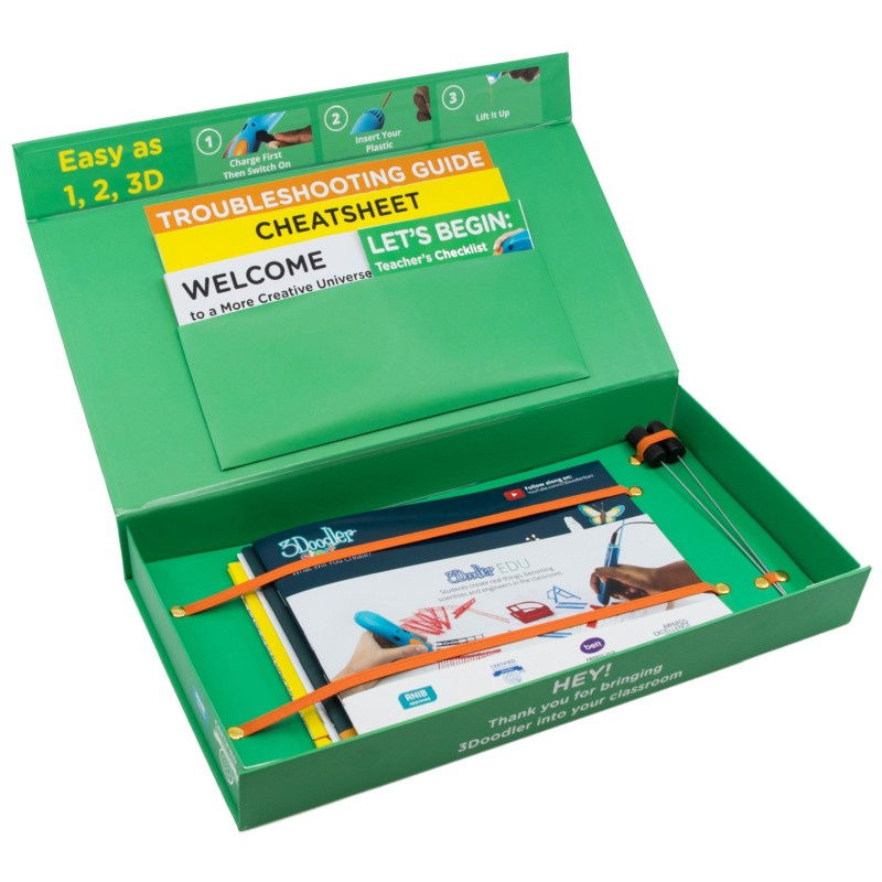 3Doodler Start Learning packs, 6 długopisów do druku 3D z