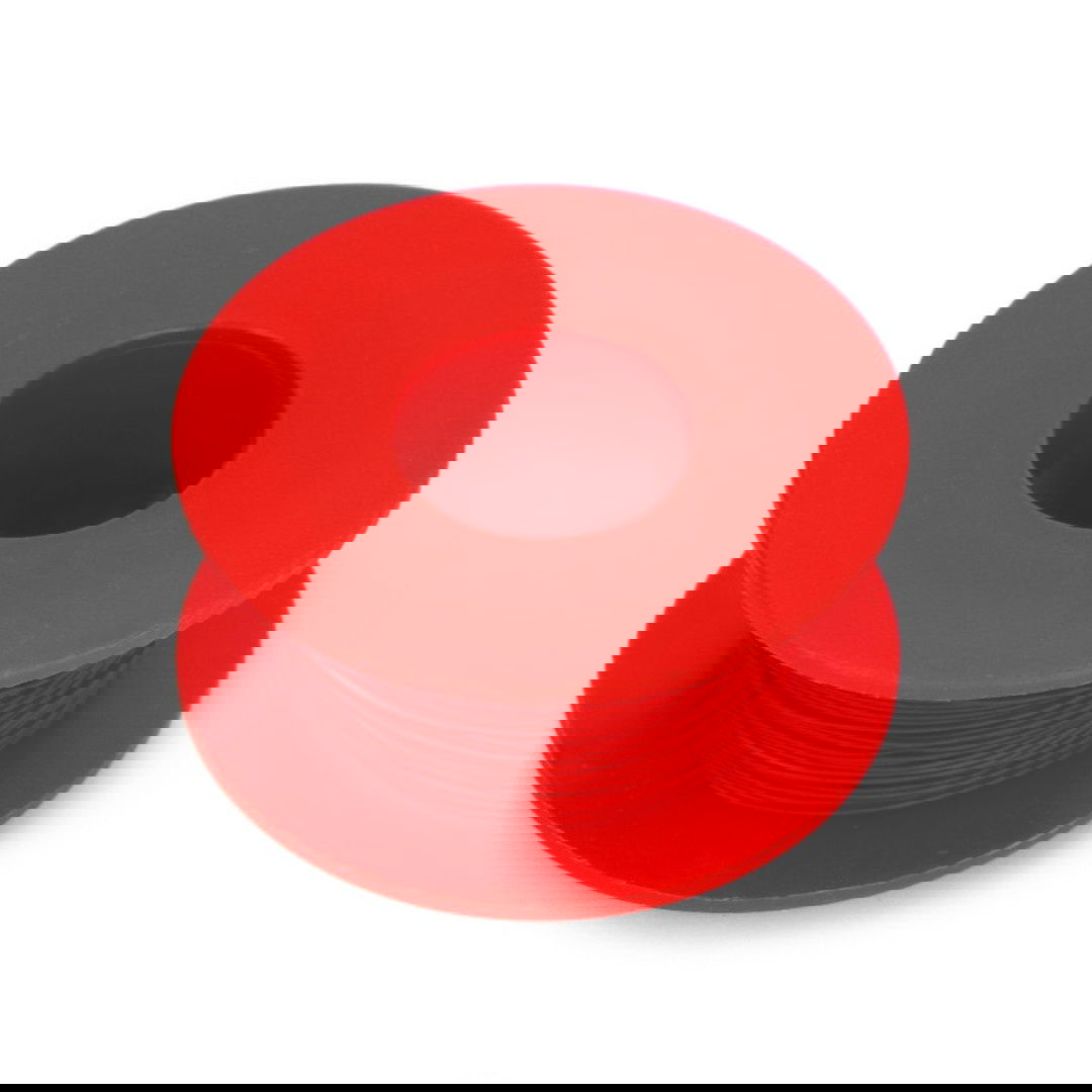 KYNAR versilbertes Kupfer-Montagekabel - 0,25 mm/AWG 30 - rot - 50m