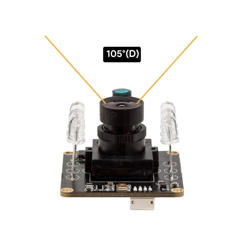 Arducam 1080P Day/Night Vision USB Camera, 2MP Infrared Webcam