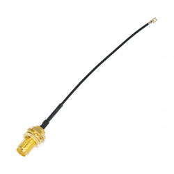 Przejściówka U.FL - RP-SMA - żeńska - 7,5cm -