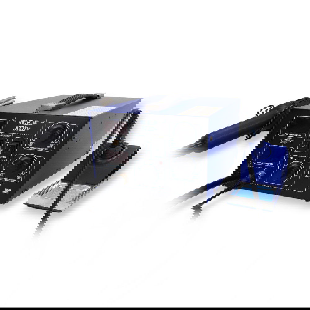 WEP 872D 2-in-1 Heißluft- und Lötstation + Kompressor - 700W