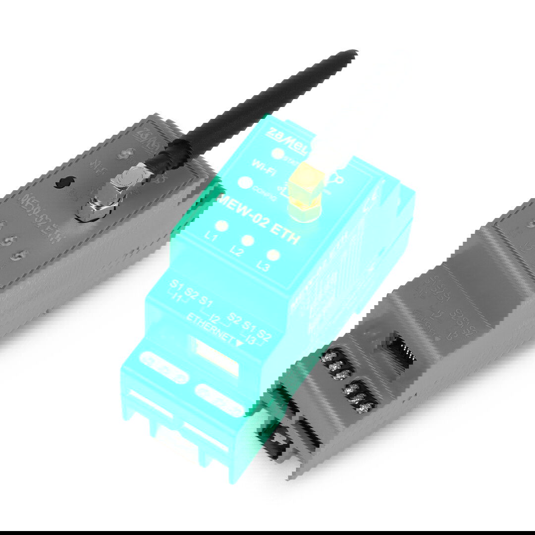 Monitor energii elektrycznej WI-FI 3F+N typ: MEW-02 ETH/SOL