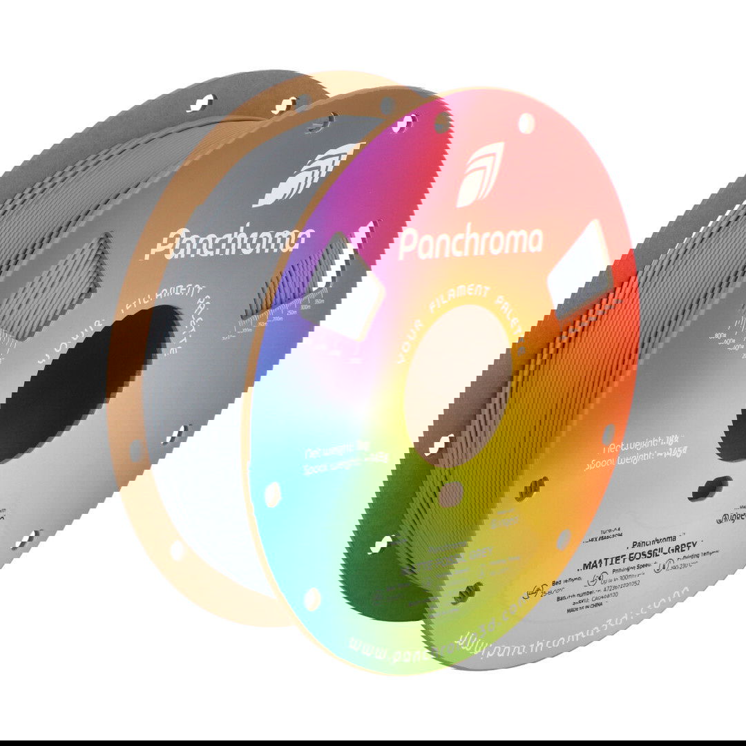 Filament Polymaker Panchroma PLA 1,75 mm, 1 kg – Fossil Grey
