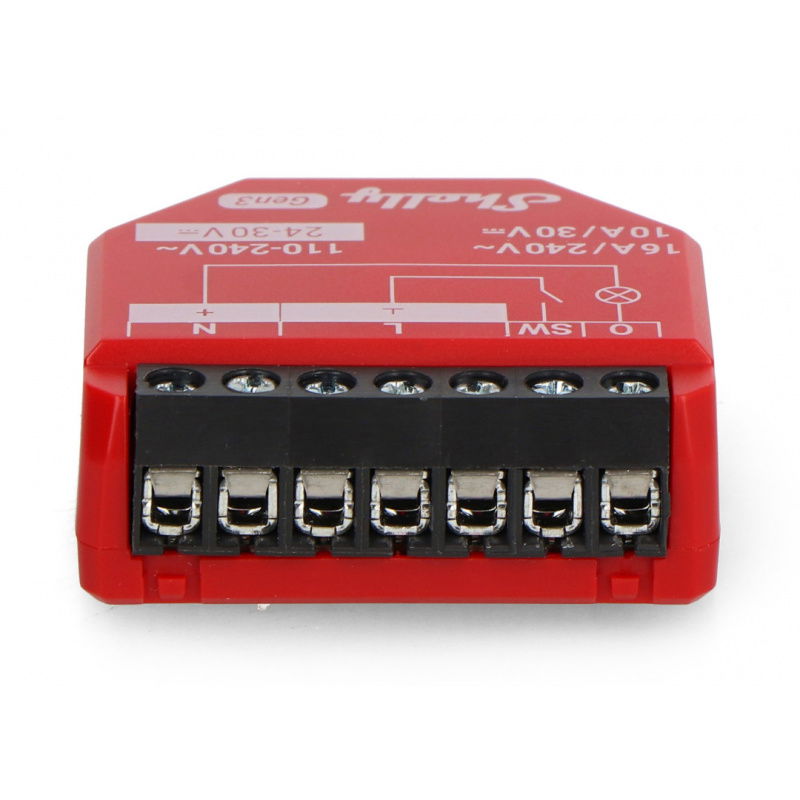 Zestaw 4 Sterowników Shelly 1PM Gen3 WiFi/Bluetooth