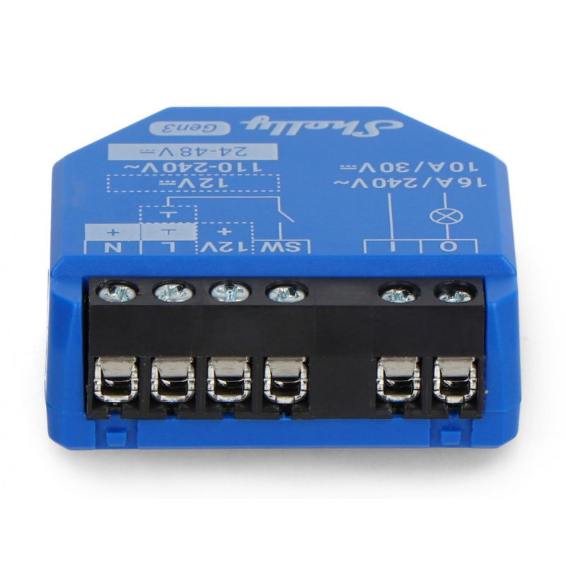 Zestaw 4 Sterowników Shelly 1 Gen3 WiFi/Bluetooth