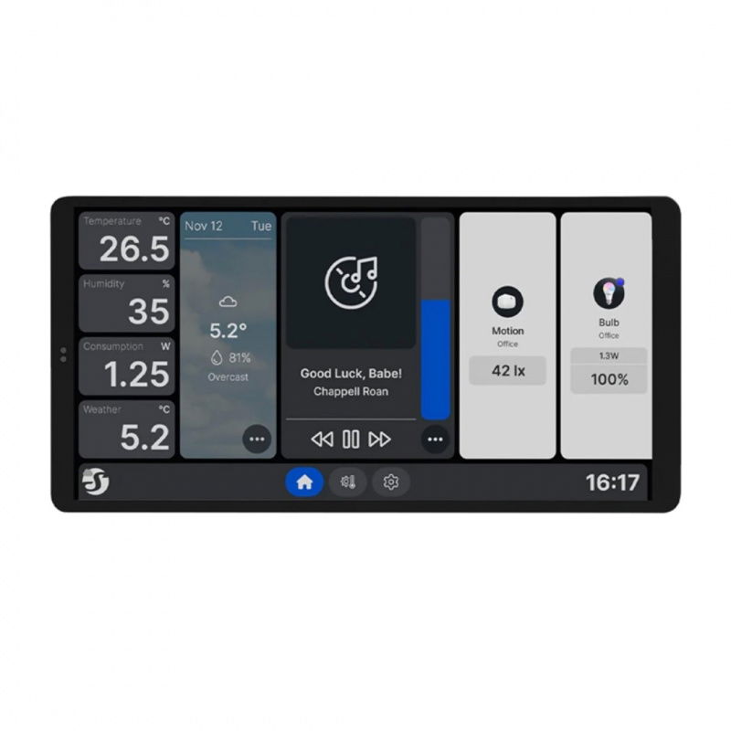 Podwójny panel sterowania Shelly Wall Display X2 WiFi/BLU