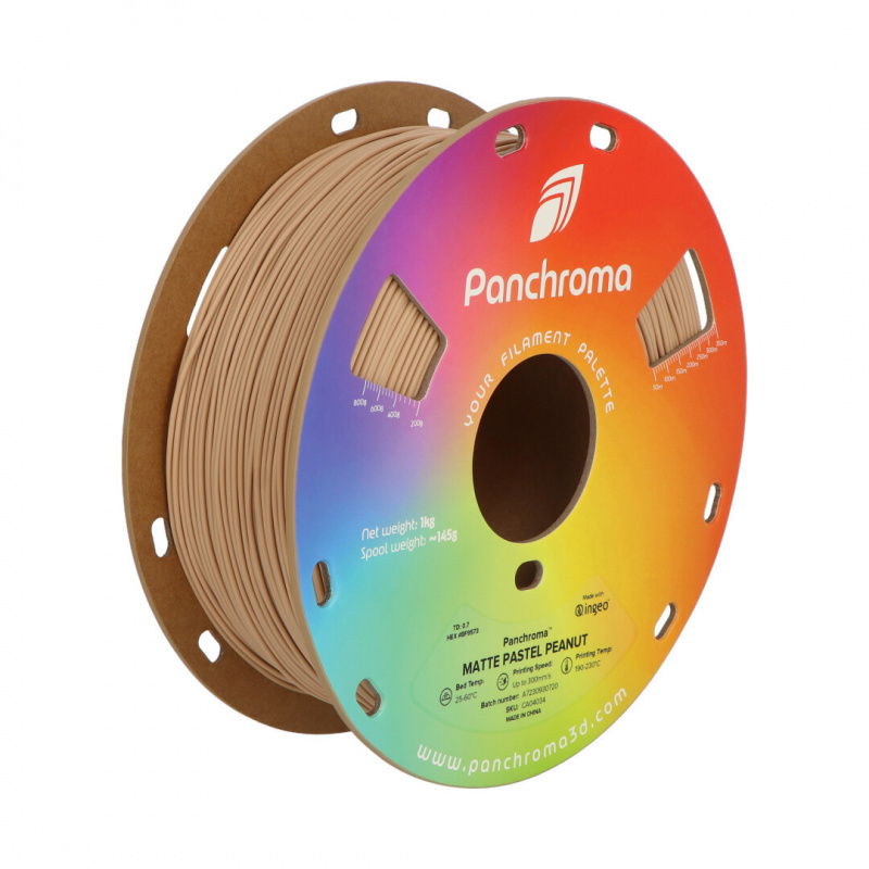 Polymaker PolyTerra PLA-Filament 1,75 mm, 1 kg - Erdnuss