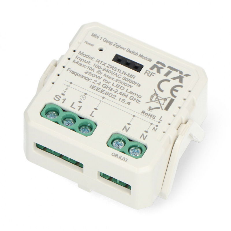 MINI Przekaźnik RTX Sterownik Moduł 1kanał TUYA ZigBee + RF
