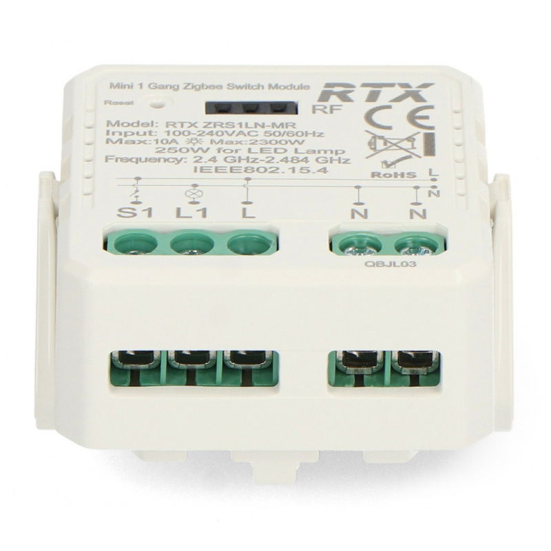 MINI Przekaźnik RTX Sterownik Moduł 1kanał TUYA ZigBee + RF