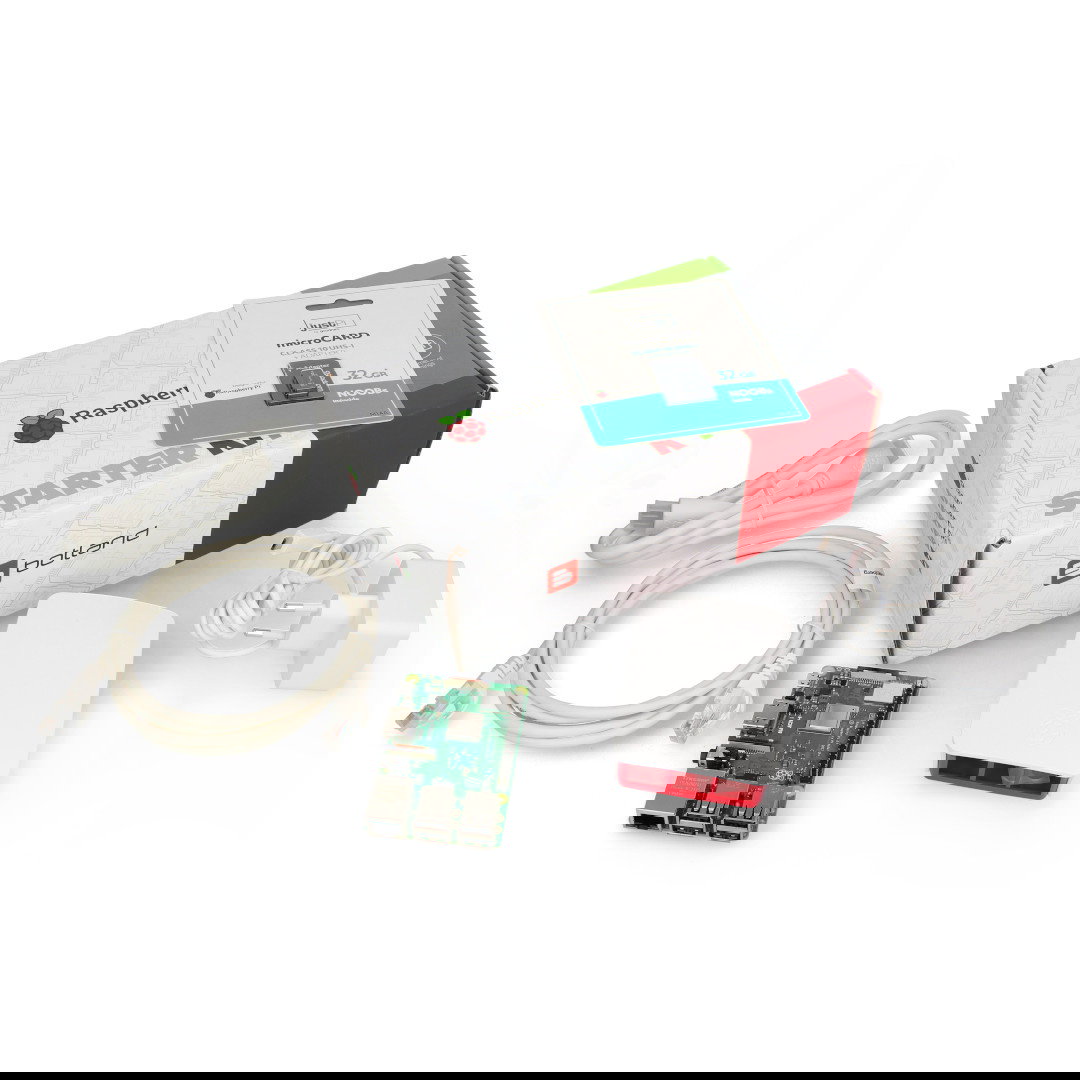 Raspberry Pi 3B+ WiFi + 32GB microSD + offizielles Zubehörpaket