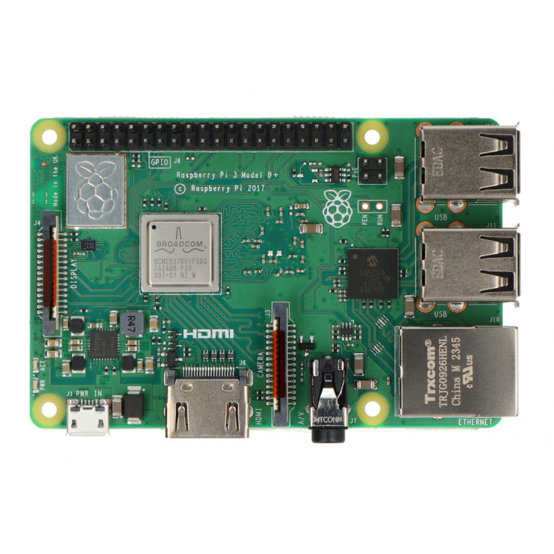 Set aus Raspberry Pi 3B + WiFi + 32 GB microSD + offizielles