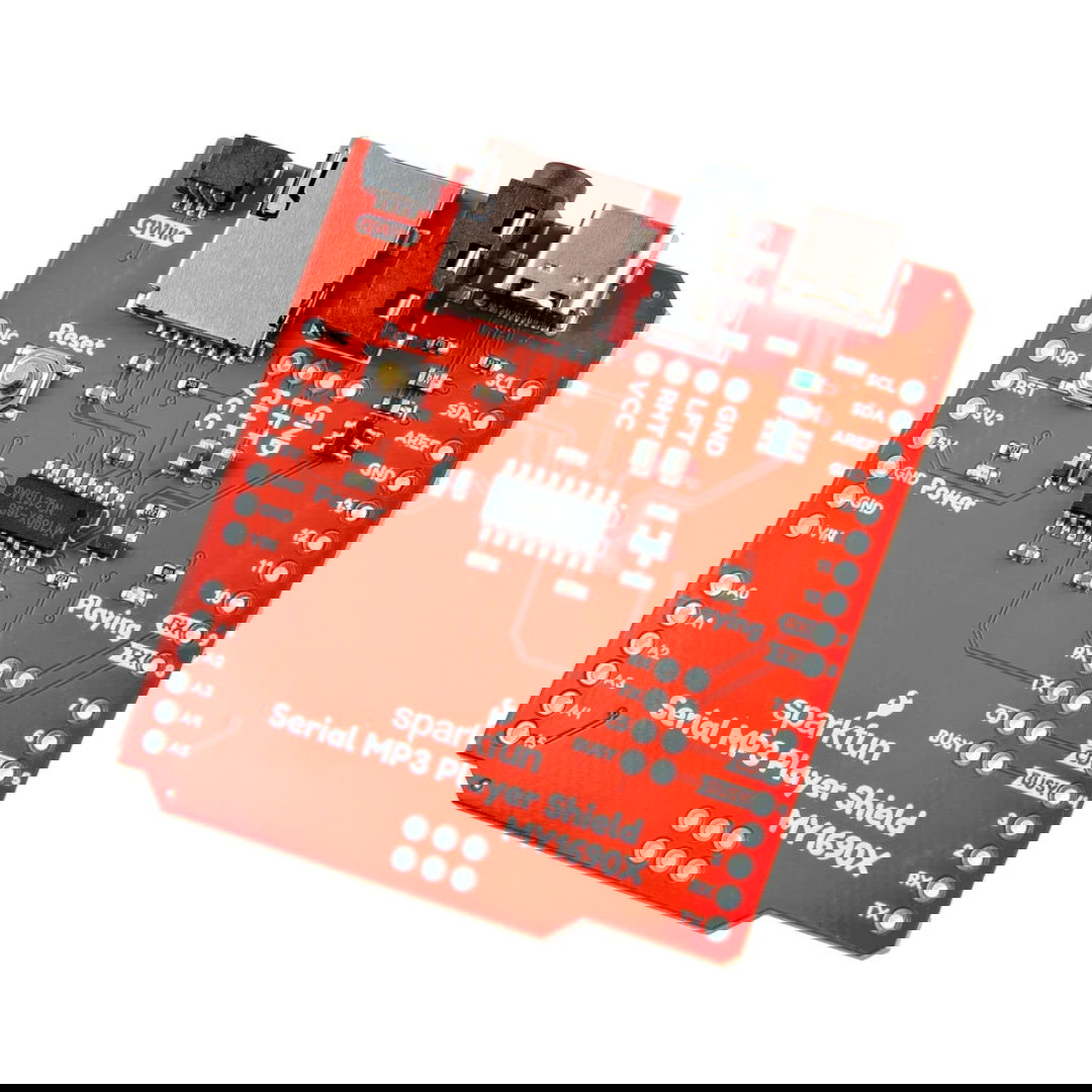 SparkFun Serial MP3 Player Shield - MY1690X-16S (Qwiic)
