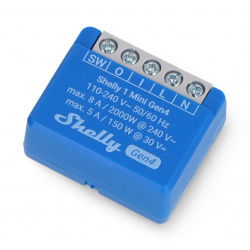 Sterownik Shelly 1 Mini Gen4 Zigbee/Matter