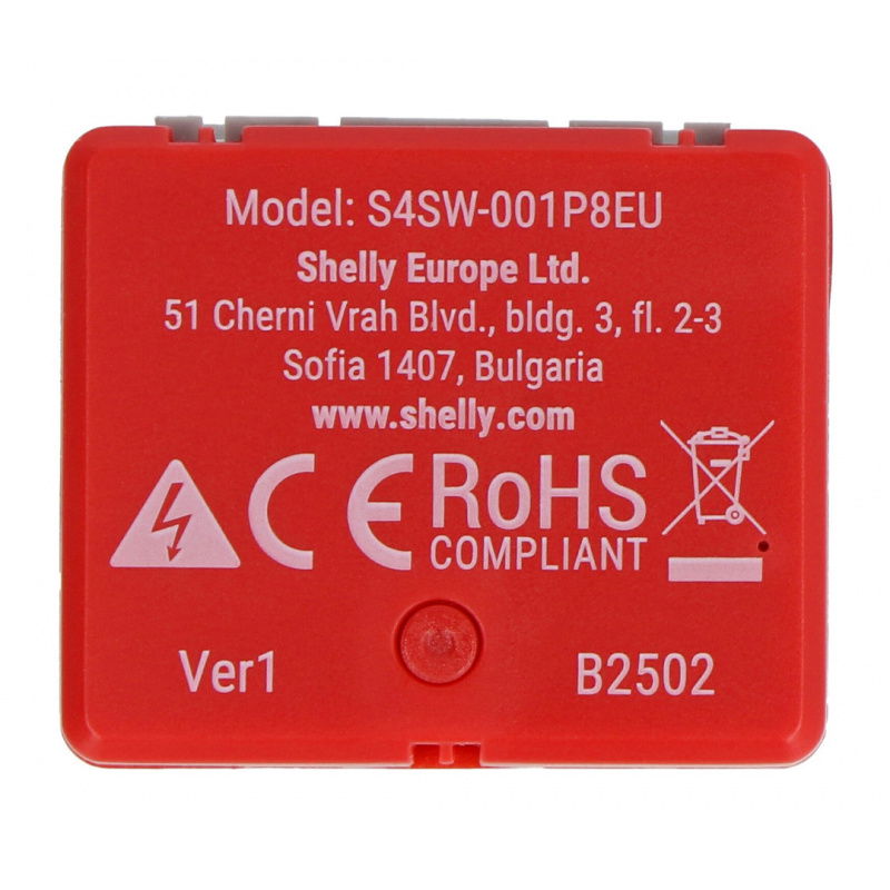 Shelly 1 PM Mini Gen4 - przekaźnik 240V/8A