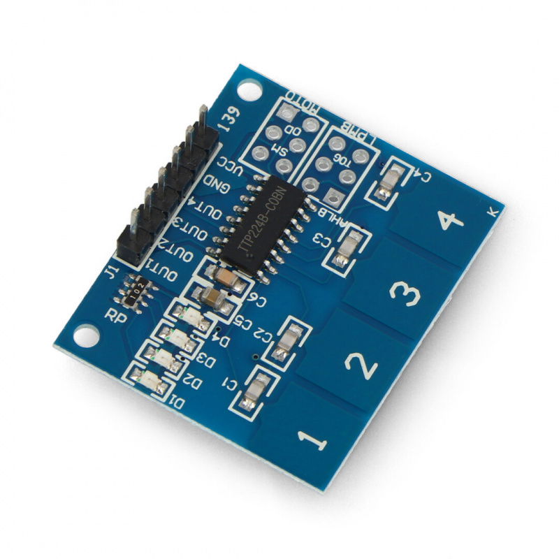 TTP224 Touch-Tastatur - 4 Tasten