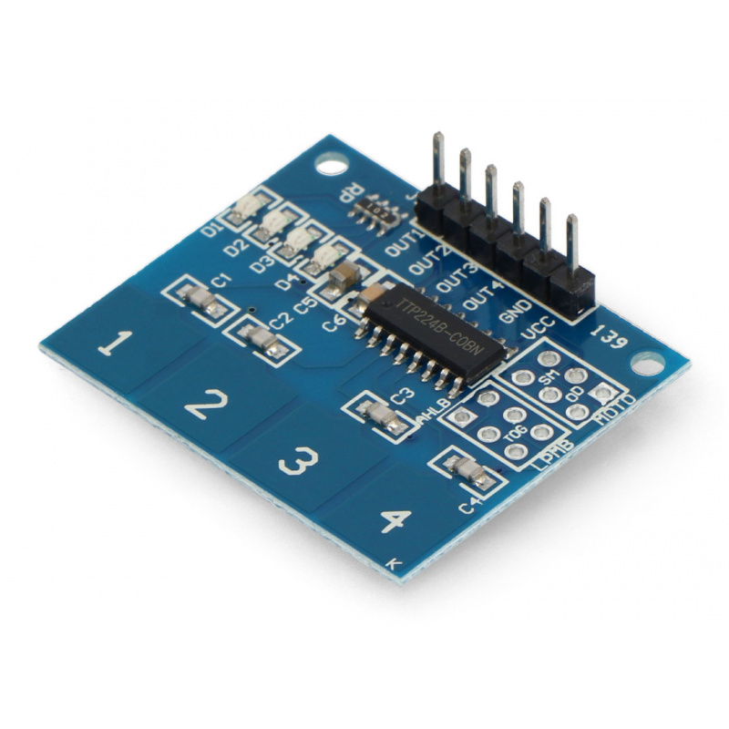 TTP224 Touch-Tastatur - 4 Tasten