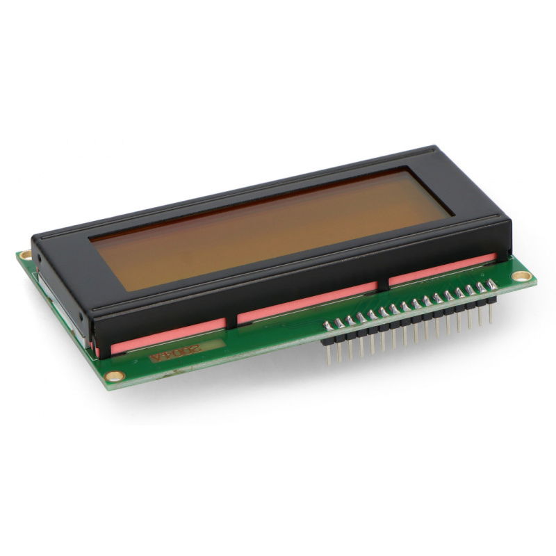 LCD-Display 4x20 Zeichen grün mit Anschlüssen - justPi