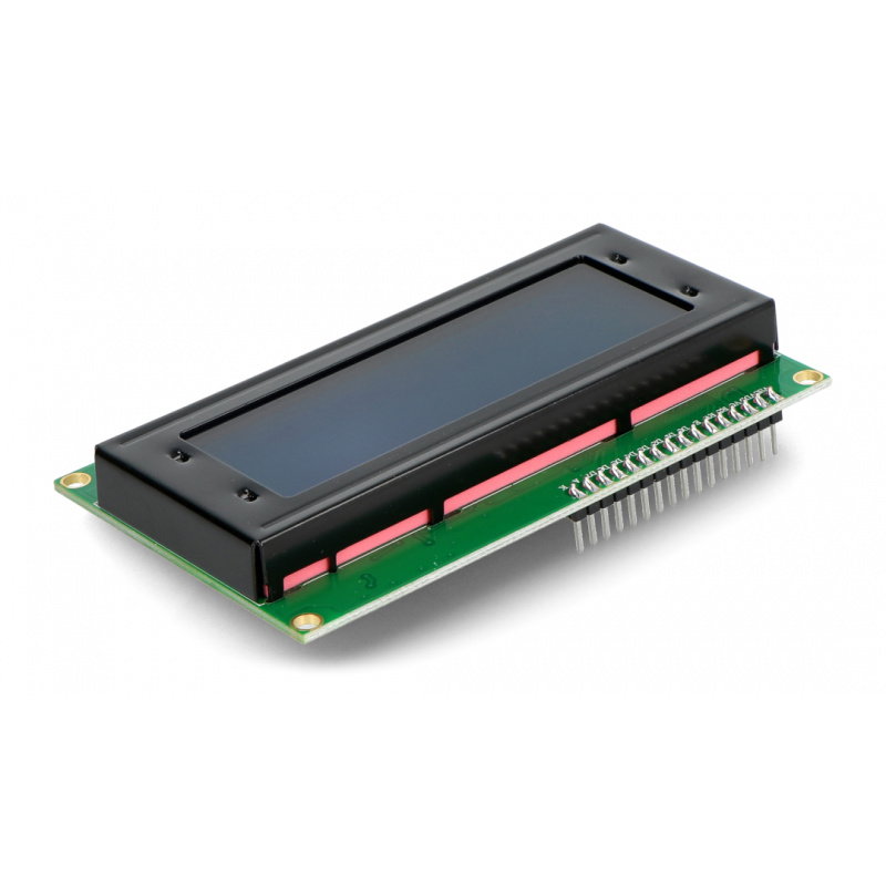 LCD-Display 4x20 Zeichen blau mit Anschlüssen - justPi