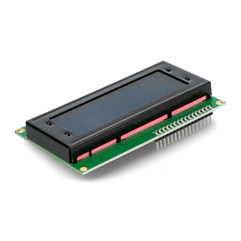 LCD-Display 4x20 Zeichen blau mit Anschlüssen - justPi