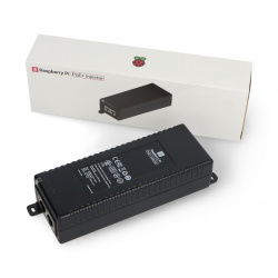 Raspberry Pi PoE+ Injector - offizielles PoE-Netzteil - RJ45 -