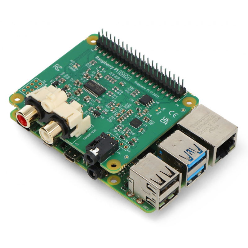 IQaudIO DAC+ - Soundkarte für Raspberry Pi 4B/3B+/3B