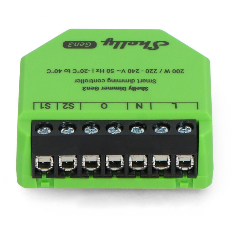 Shelly Dimmer Gen3 - inteligentny ściemniacz światła WiFi