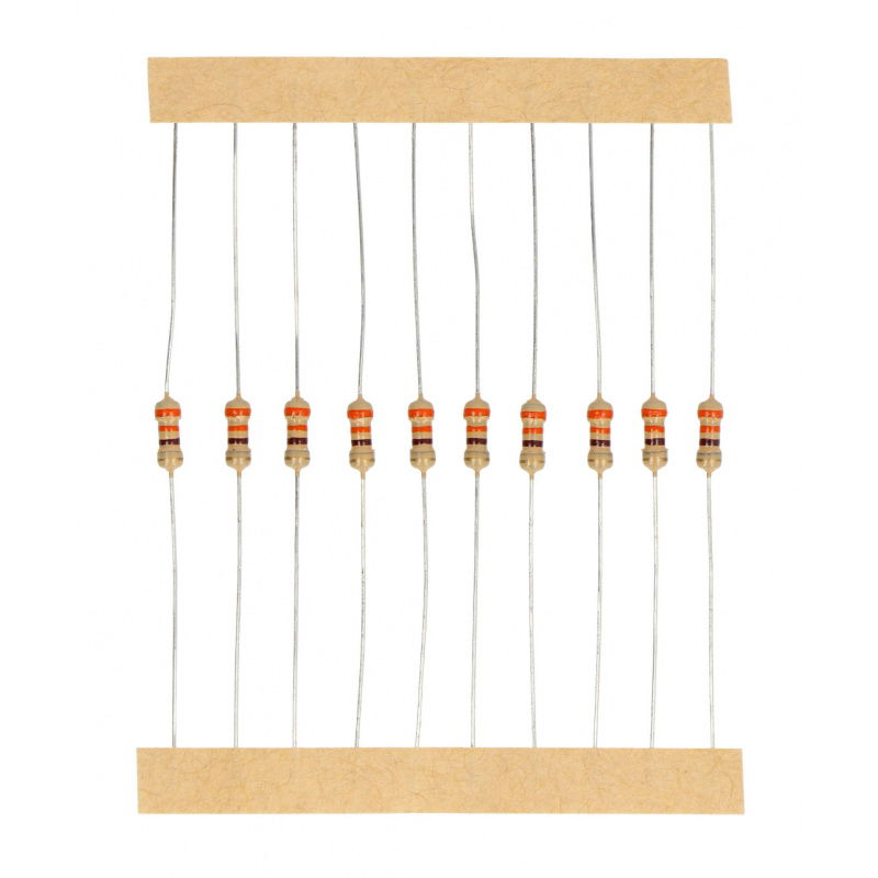 THT-Widerstand 1/4 W 330Ω - 10St.