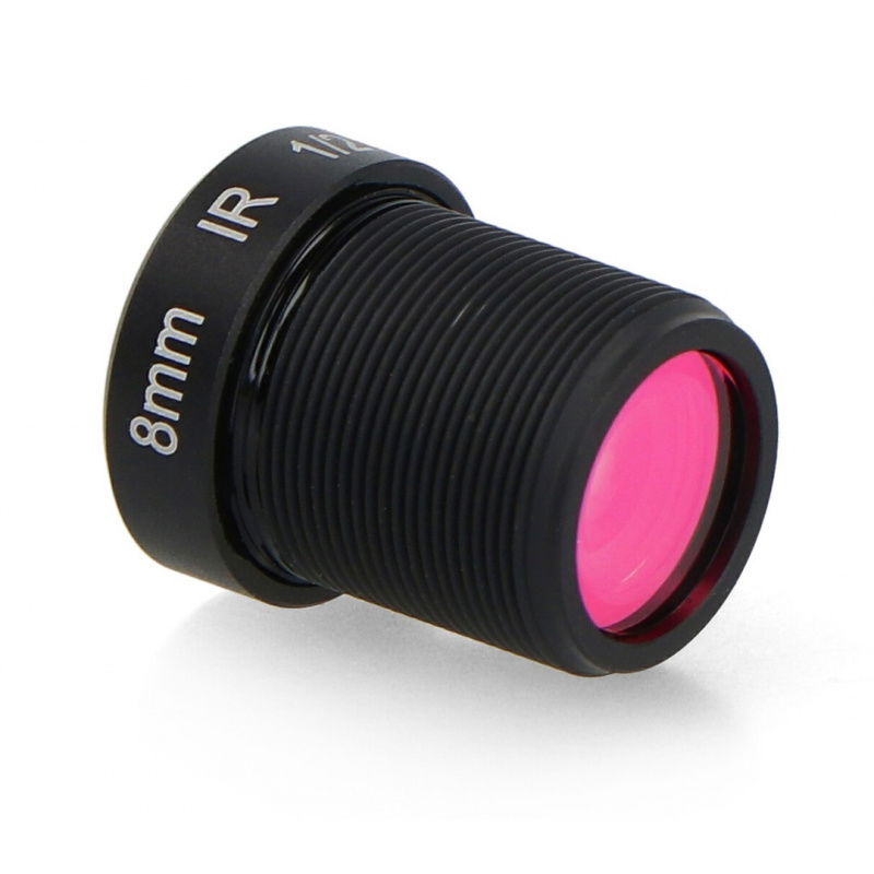 Arducam 1/2.5" M12 Mount 8mm Focal Length Camera Lens M2508ZH02