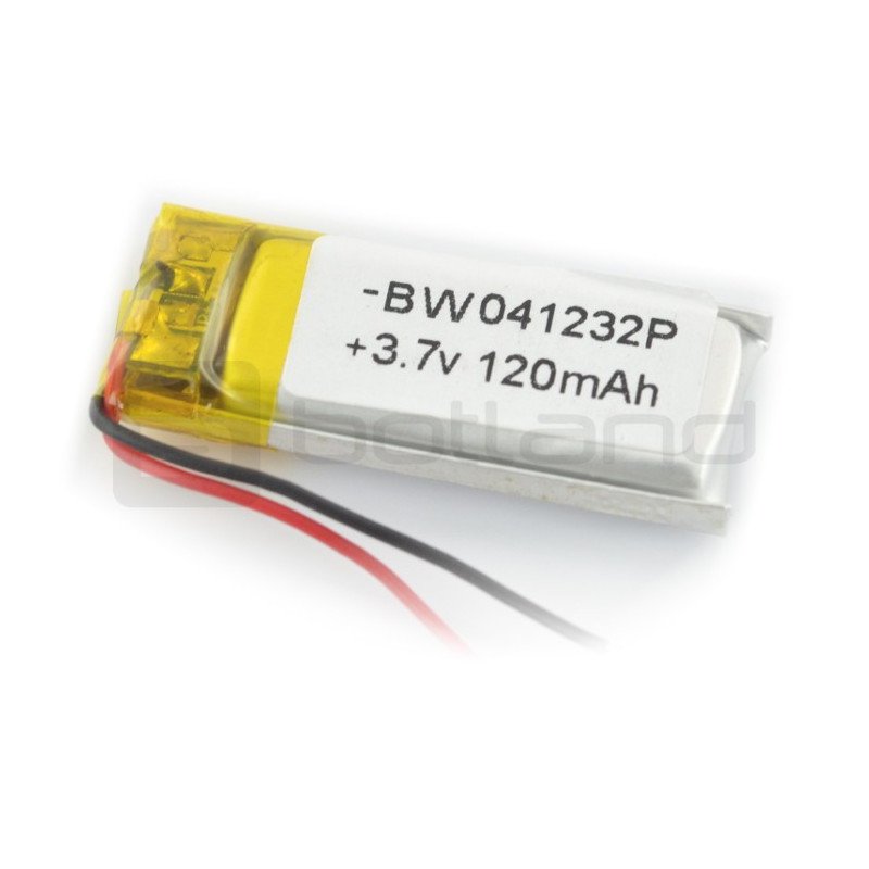 Batterie Li-Poly 120 mAh 3,7 0,4 Wh