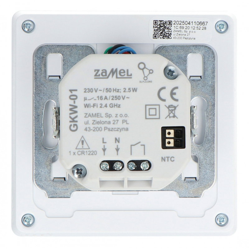 Regulator temperatury Wi-Fi - biały - Supla
