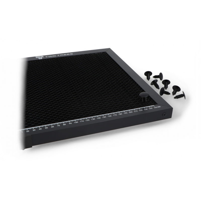 Schneide- und Gravierarbeitstisch - Wabenstruktur - 250x250mm -