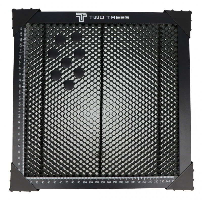 Schneide- und Gravierarbeitstisch - Wabenstruktur - 250x250mm -