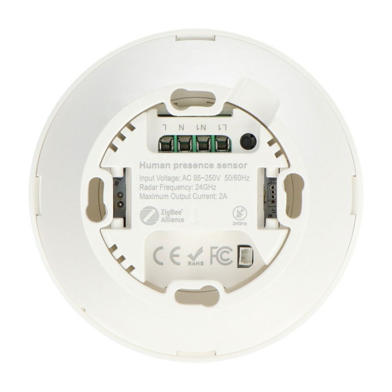 RTX Czujnik mikrofalowy sensor obecności ZigBee TUYA Smart 230V