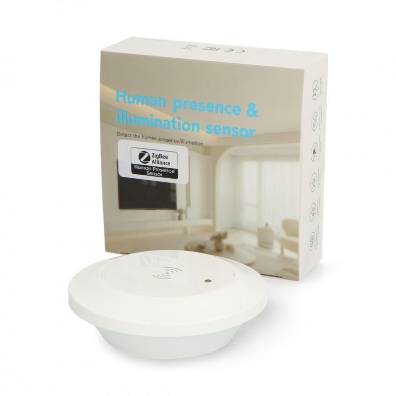 RTX Czujnik mikrofalowy sensor obecności ZigBee TUYA Smart 230V