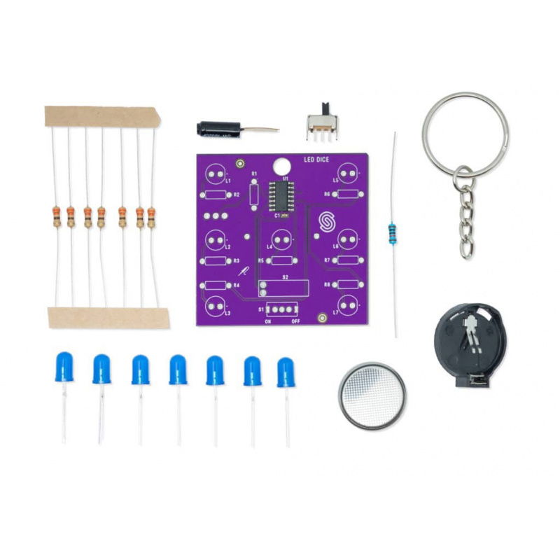 LED dice Solder kit