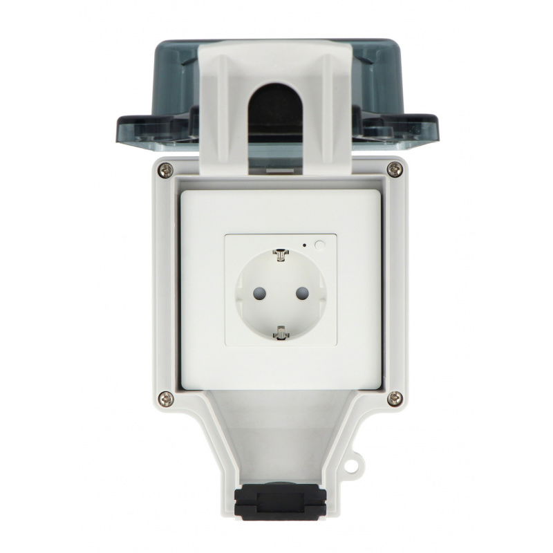 RTX Gniazdko IP67 zewnętrzne natynkowe do ogrodu POMIAR ENERGII