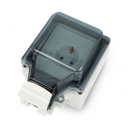 RTX Gniazdko IP67 zewnętrzne natynkowe do ogrodu POMIAR ENERGII