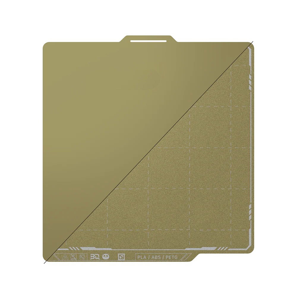 BIQU Panda Textured PEI x Smooth PEI - magnetische Druckplatte für Bambu Lab X1, X2D, P1, P2, A1 - 257x257mm