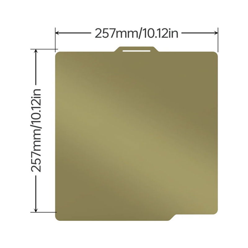 BIQU Panda Spring steel sheet Textured & smooth PEI 257*257