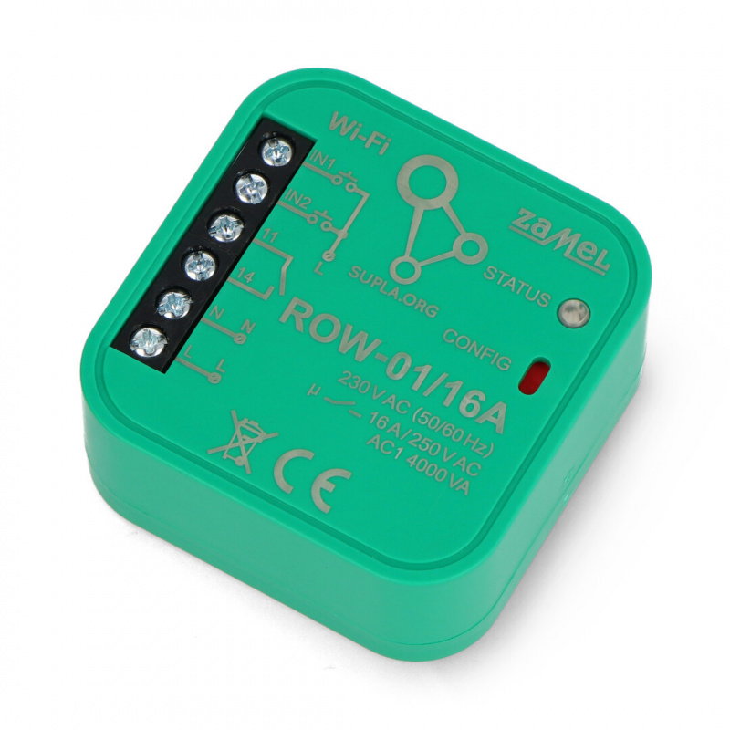 Odbiornik Wi-Fi 1-kanałowy 16A - Supla